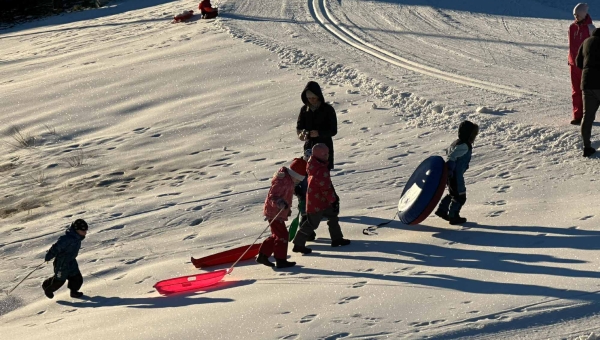 Kelgumägi pakkus parajalt pikka liugu! FOTO: Kalev Annom